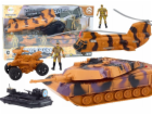LeanToys Vojenská sada Vojenský tank Vrtulník Vrtulník Vý...