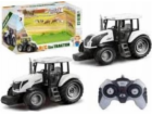 LeanToys Dálkově ovládaný traktor RC 2.4G Zvuky Bílý