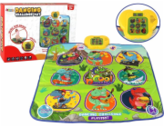 LeanToys Taneční podložka s dinosaury 90 cm x 86 cm