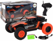 LeanToys Dálkově ovládané terénní auto R/C 1:24 oranžové