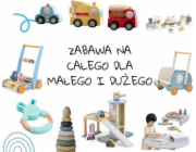 LeanToys Panenka v bílo-šedém pruhovaném oblečení s čepičkou, dudlíkem a dekou