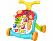 LeanToys Chodítko, odstrkovadlo, vzdělávací stůl 2v1, interaktivní světlo a zvuk