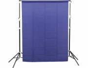 GlareOne GlareOne Modrá obrazovka - modré látkové pozadí 1,5x2,1