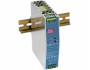 TRITON NAPÁJECÍ ZDROJ NA DIN LISTU MEAN WELL NDR-75-48 48V/75W/1,6A
