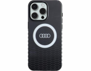 Audi Pouzdro Audi IML Big Logo MagSafe pro iPhone 15 Pro Max 6.7" černé/černé pevné pouzdro AU-IMLMIP15PM-Q5/D2-BK