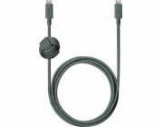 Native Union Kabel USB-C - USB-C 3m zelený USB (ACABLE-C-GRN-NP)