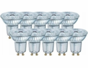Ledvance 10x LED žárovka Osram 4,3W (50W) GU10 PAR16 36D 350lm 4000K neutrální 230V reflektor 36 stupňů 4058075036703