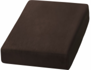 Activeshop Hnědá velurová prostěradla