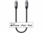Satechi USB-C - Lightning kabel 0,25 m černo-stříbrný (ST...