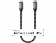 Satechi USB-C - Lightning kabel 0,25 m černo-stříbrný (ST-TCL10M)
