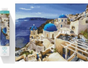 DIAMOND DOTZ Diamantová výšivka Diamond Dotz Diamantová mozaika Santorini 60x50cm DQ12004