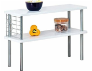 Kesper Kuchyňská police na koření a náčiní, 2 úrovně, bílá, Kesper