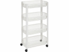 5five Kuchyňský vozík BASKET na kolečkách, plastový, 46,5...