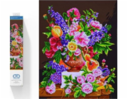 DIAMOND DOTZ Diamantová výšivka Diamond Dotz Květinová kytice 61x75cm DD12019