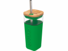 Quokka Quokka Liquid Cube - skleněný hrnek 540 ml s brčke...