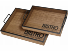 NoName Servírovací podnosy Bistro, 2 kusy