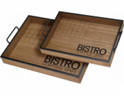 NoName Servírovací podnosy Bistro, 2 kusy