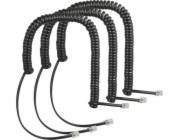 Auerswald AUERSWALD Spirálový kabel, 3 kusy, sada 3 spirálových kabelů, COMfortel sluchátko