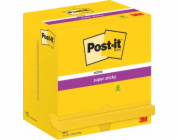 Post-It 3M Samolepicí bločky 3M POST-IT® Super Sticky Notes (655-S), 127x76mm, 12x90 listů, zářivě žluté