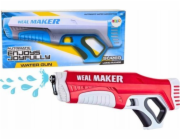 LeanToys Vodní pistole automatická červená 350 ml