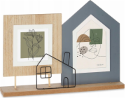 Gift Decor Dárkový dekorační rámeček na 2 fotografie, stojící, kov a MDF