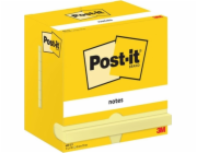 Post-it Post-It 654-CY, Čtvercový, Žlutý, Papír, PEFC, 76 mm, 76 mm