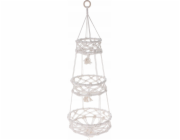 Home Styling Collection Kolekce pro styling domácnosti Závěsný květináč Macramé, pro 3 květináče, O 30 x 85 cm