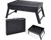 ProGarden Skládací obdélníkový gril na dřevěné uhlí