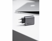 ForCell Nabíječka FORCELL F-ENERGY GaN VT-42B síťová nabíječka 2 x Type-C + USB A PD QC4.0 4A 65W šedá