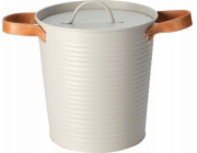 Home Styling Collection Kolekce pro domácí styling Kbelík na led ve tvaru plechovky, uzavřený, kožené rukojeti, O 19,5
