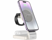 Hoco Nabíječka HOCO 3v1 indukční nabíječka kompatibilní s MagSafe 15W CQ3 bílá