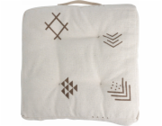 Home Styling Collection Kolekce bytového stylingu Polštář na židli, bavlněný potah, etnický vzor, 40 x 40 x 6 cm