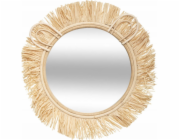 Atmosphera Dětské zrcadlo LEV, O 38 cm, s rafiovým rámem