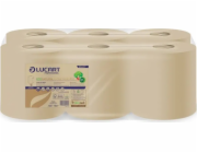 Karen Lucart EcoNatural L-ONE Maxi - Role utěrek, centrálně dávkované, 2 vrstvy, 158 m, celulóza Fiberpack - 6 rolí