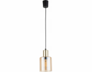 TKKRYWULT TK Lighting Sierra 6665 závěsná lampa 1x15W E27 jantarová/zlatá