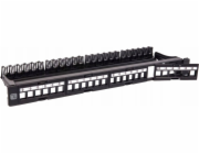 Techly Techly 368567 Patch panel pro 24 modulů Keystone, 1U, Rack 19