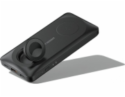 Veger Powerbanka Powerbanka VEGER 10 000 mAh s indukčním nabíjením kompatibilní s MagSafe PD QC3.0 3A 22,5W MagMulti (W1156) černá