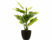 Atmosphera Umělá okrasná rostlina, 45 cm, přírodní na dotek, černý květináč