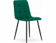 Leobert Židle KARA - tmavě zelený samet x 1