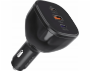 Choetech Nabíječka Choetech TC0024 Nabíječka do auta 160W 2x USB-C PD 3.1 1x USB-A - Černá
