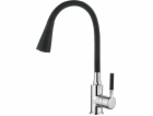 Invena Kuchyňská baterie Pogo, stojací, černá (BZ-80-L04)