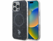 U.S. Polo Assn US Polo Assn US Polo USHMP16XHOCLDPK Pouzdro na iPhone 16 Pro Max 6.9 černé/černé s kroužkem IML MagSafe
