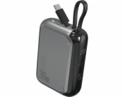 4smarts Powerbanka Kapesní 30W 10000mAh s vestavěným USB-C kabelem 15cm
