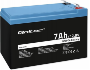 Qoltec LiFePO4 lithium-železitý fosfátový akumulátor | 12,8 V | 7Ah | 89,6 Wh | Systém správy budov (BMS)