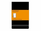 Prime Notes Moleskine P reporter, černá linkovaná měkká v...