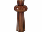 Boltze Skleněná váza z mahagonu, 25 cm