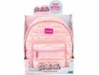 Nice Pěkný batoh Girabrilla světle růžový 22 cm