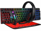 ExtraLink EXTRALINK HERNÍ SADA TF800 4V1 LED klávesnice K...