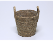 Giftdecor Pletené košíky ESPARTO s uchy, 3 kusy