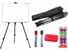 LeanToys Magnetická tabule 90x60 cm na stojanu, magnety, ...